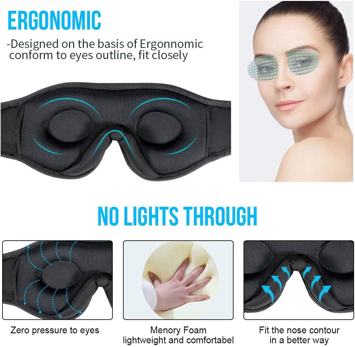 Bluetooth Sleep Mask with Built-in Headphones - NEXTREND