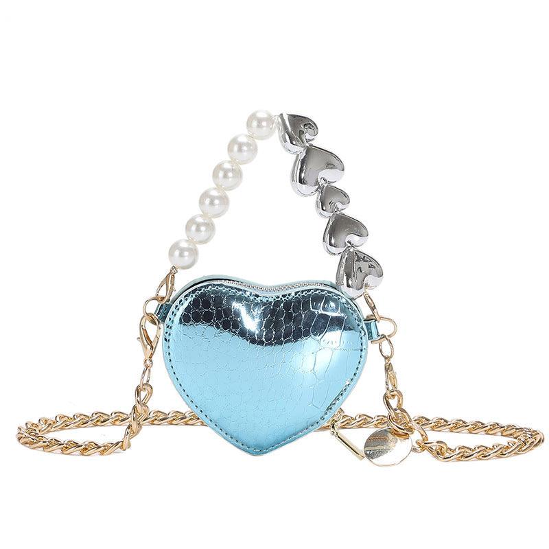 Mini Pearl Heart Handbag - NEXTREND