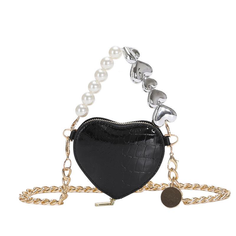 Mini Pearl Heart Handbag - NEXTREND